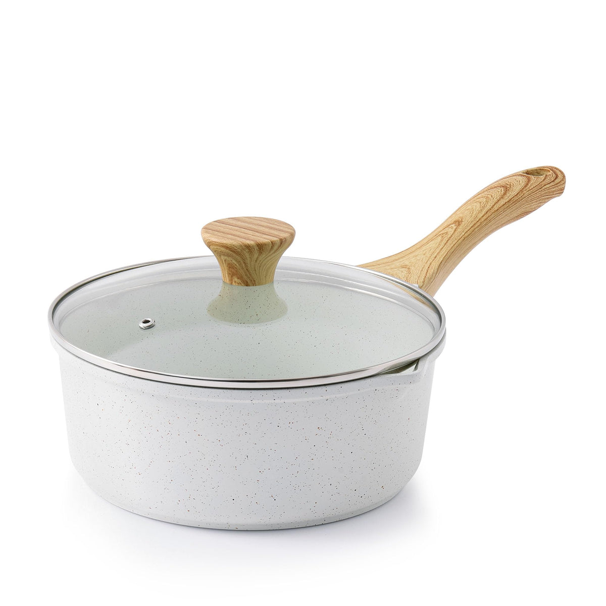 Nonstick Saucepan with Glass Lid