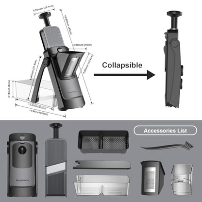 Adjustable Mandoline Slicer & Vegetable Chopper
