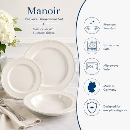 Creamy White Dinnerware Set - 18 Piece