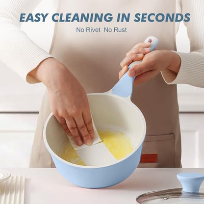 Nonstick Saucepan with Glass Lid