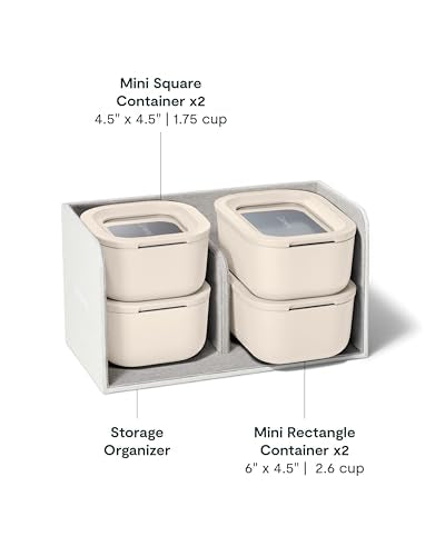 Glass Food Storage Container Set with Lids