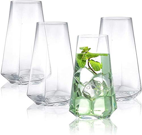 18 oz Crystal Highball Glass Set - 4 Piece