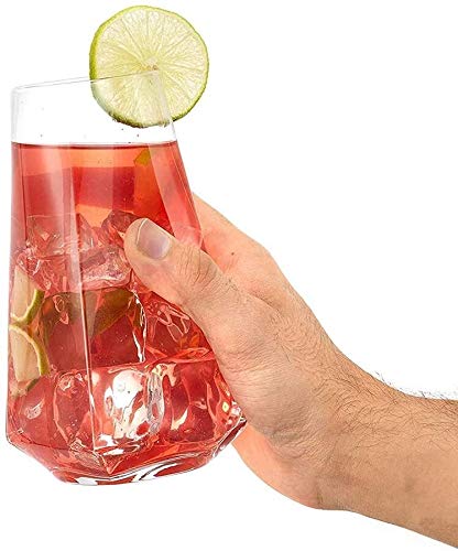 18 oz Crystal Highball Glass Set - 4 Piece