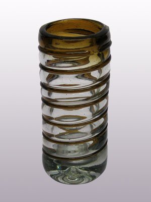Colored Spiral Drinking Glass Set - 6 Piece
