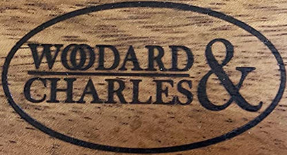 Woodard & Charles Wood Wave Salad Serving Bowl with Servers