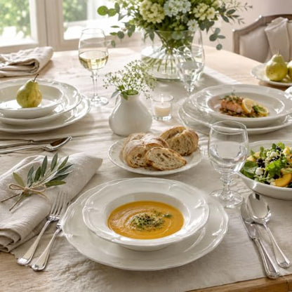Creamy White Dinnerware Set - 18 Piece