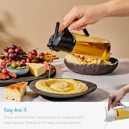 Oil Dispenser for Drizzle & Pour Control