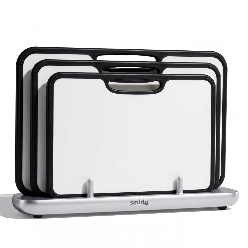 Double-Sided Titanium Cutting Board Set - 3 Piece
