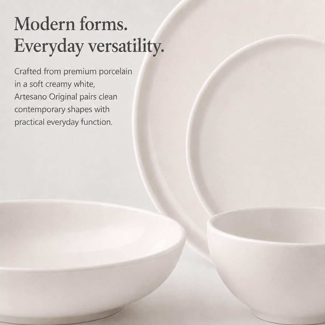 Creamy White Dinnerware Set - 16 Piece