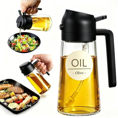 Pure Future 2-in-1 Olive Oil Sprayer for Cooking