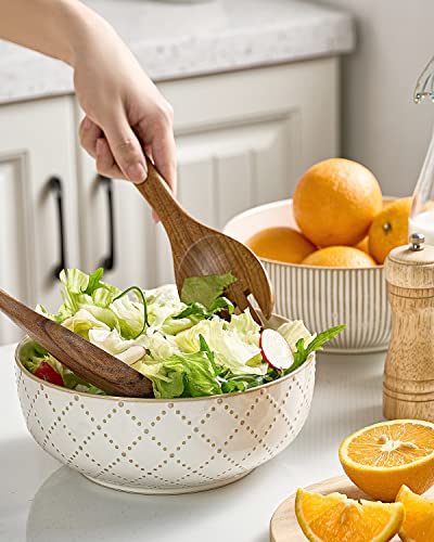 Large Ceramic Serving Bowl Set - 2 Piece
