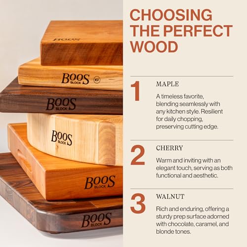 Reversible Edge-Grain Wood Cutting Board