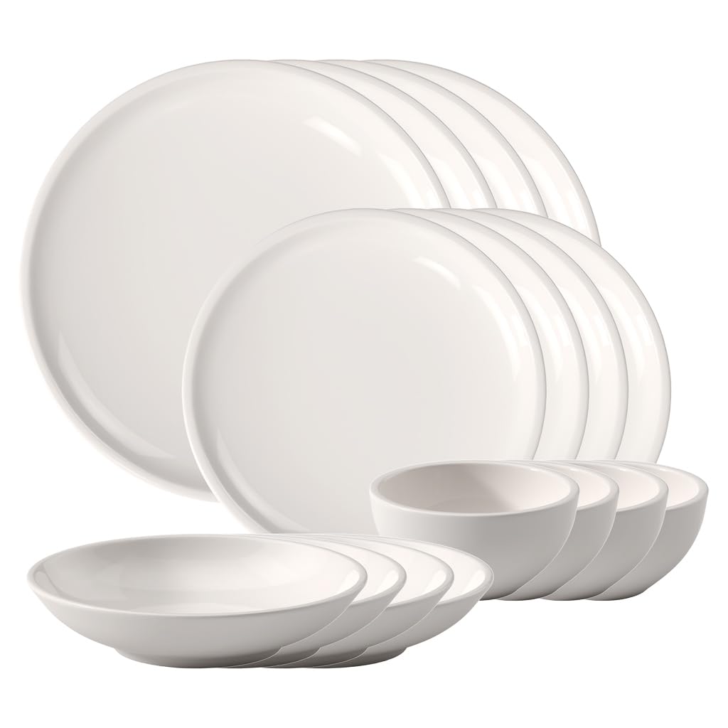 Creamy White Dinnerware Set - 16 Piece