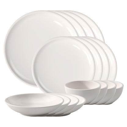 Creamy White Dinnerware Set - 16 Piece