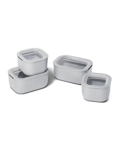 Glass Food Storage Container Set with Lids
