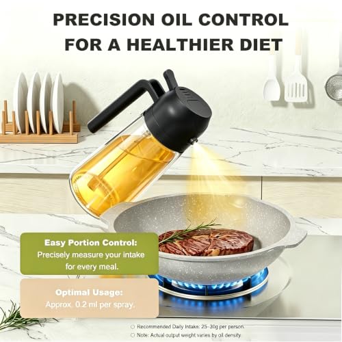 Pure Future 2-in-1 Olive Oil Sprayer for Cooking