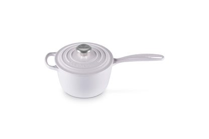 Enameled Cast Iron Saucepan with Lid - 1.75 Qt