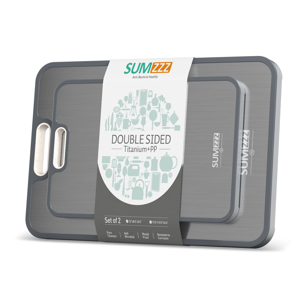 Double-Sided Titanium Cutting Board