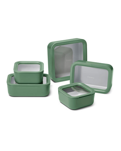 Glass Food Storage Container Set with Lids