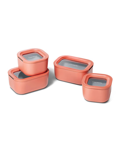 Glass Food Storage Container Set with Lids