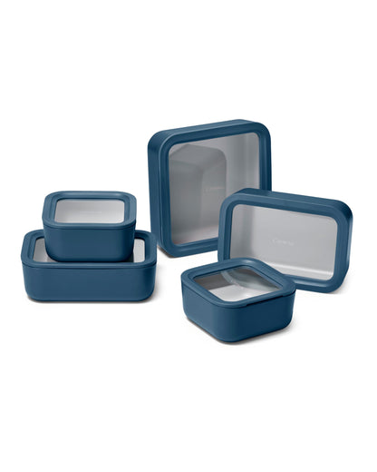 Glass Food Storage Container Set with Lids