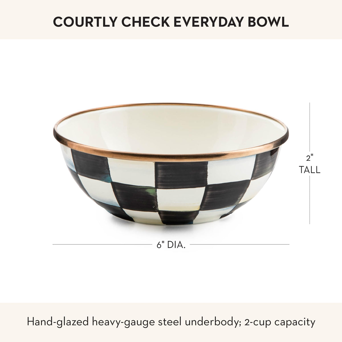 Enamel Serving Bowl for Everyday Entertaining