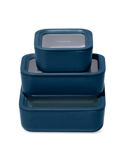 Glass Food Storage Container Set with Lids