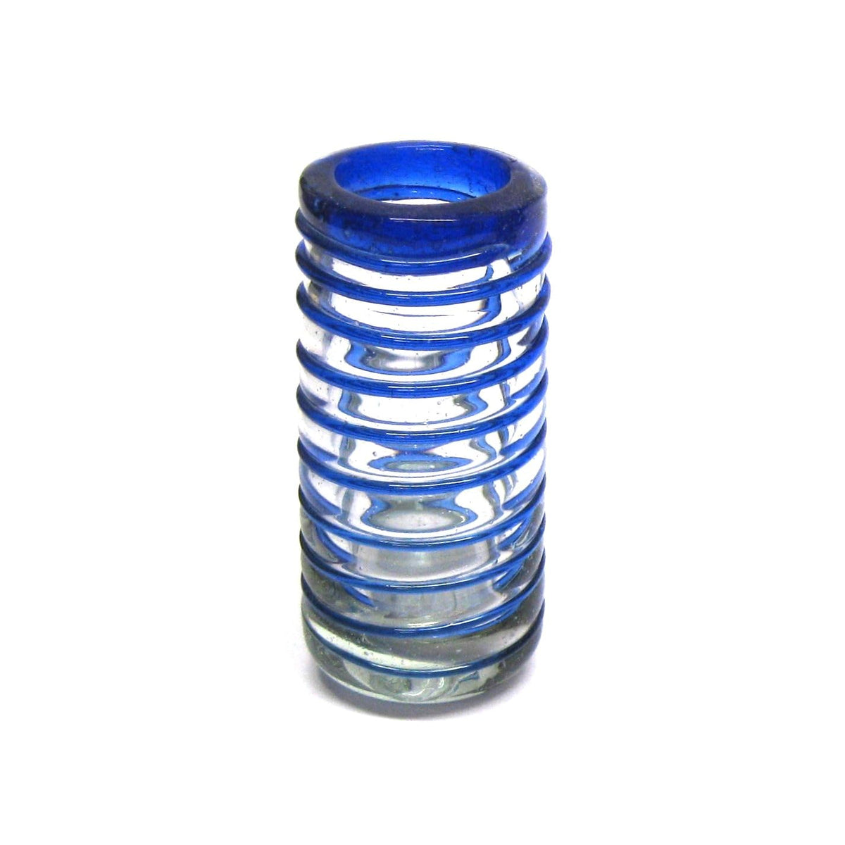 Colored Spiral Drinking Glass Set - 6 Piece