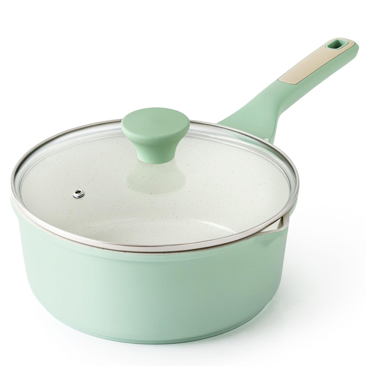 Nonstick Saucepan with Glass Lid