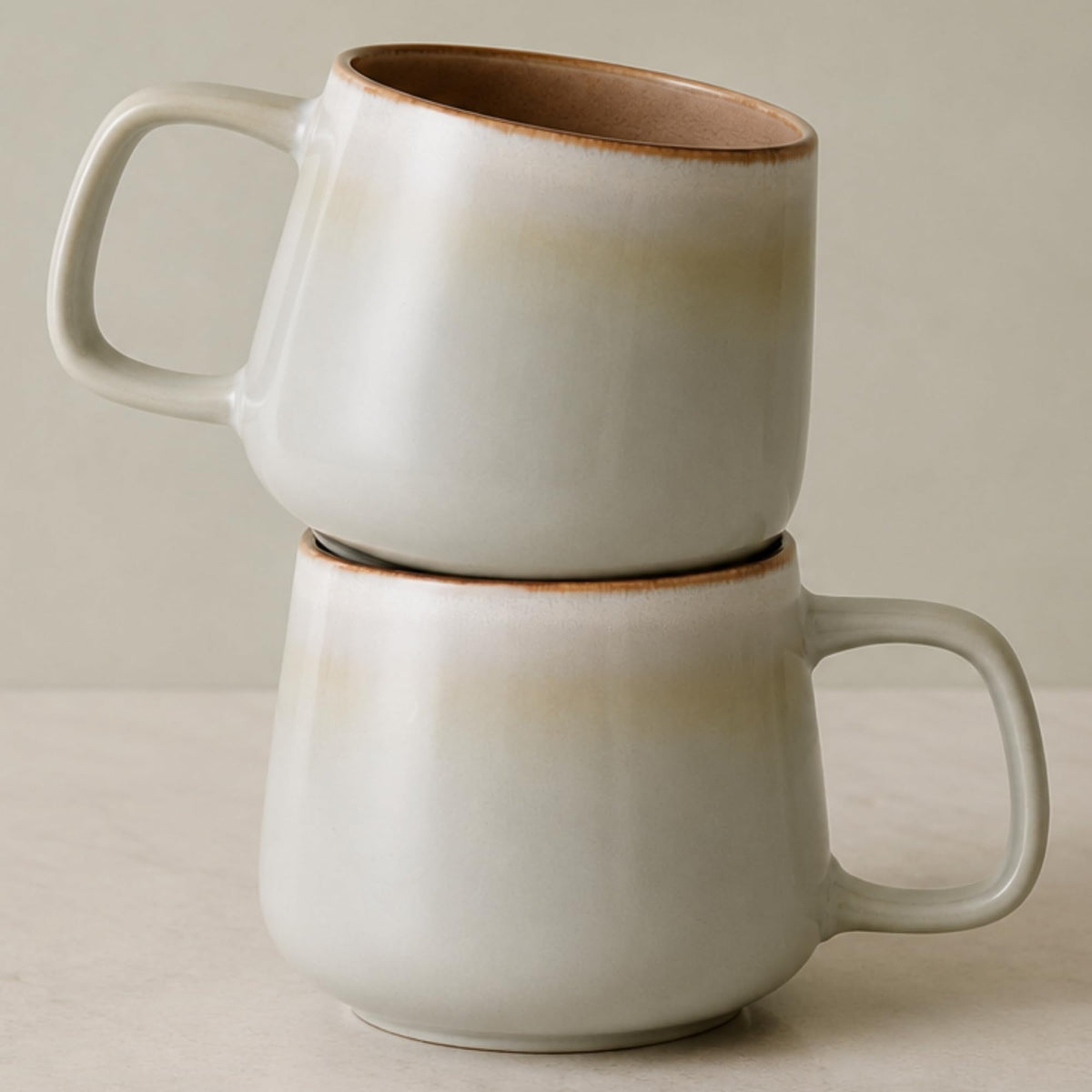 12 oz Ceramic Coffee Mug Set - 4 Piece