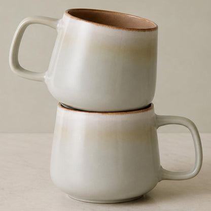 12 oz Ceramic Coffee Mug Set - 4 Piece