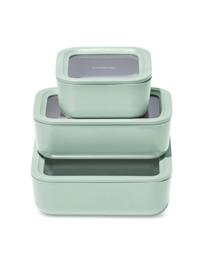Glass Food Storage Container Set with Lids