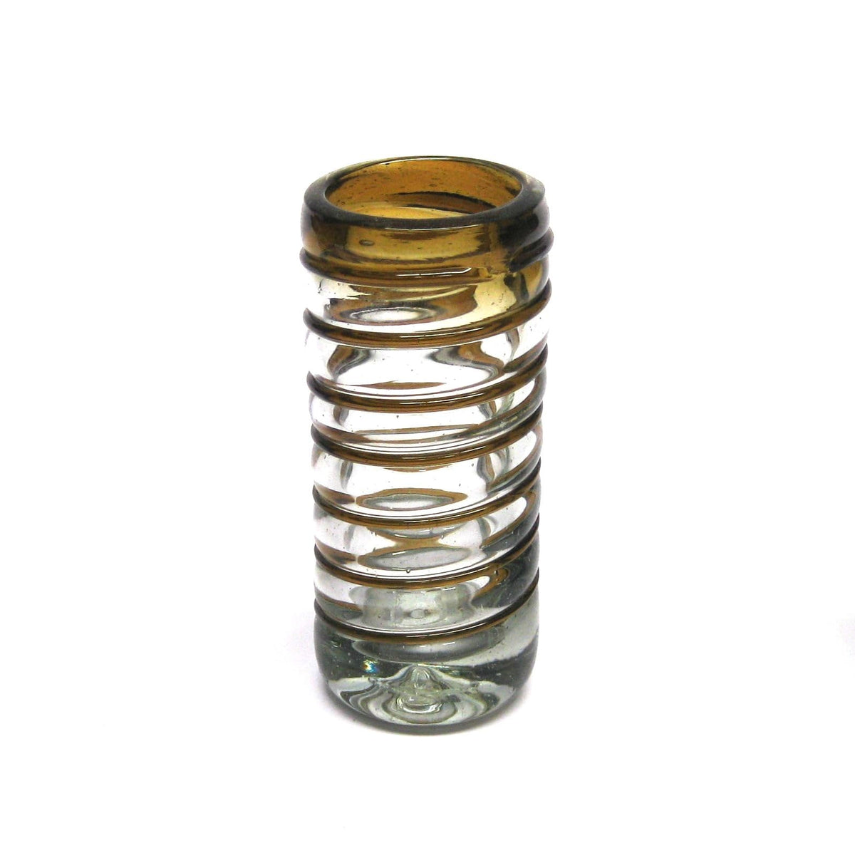 Colored Spiral Drinking Glass Set - 6 Piece