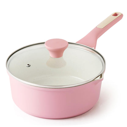 Nonstick Saucepan with Glass Lid