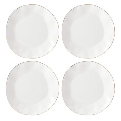 Porcelain Dinnerware Set with Blue Bay Design
