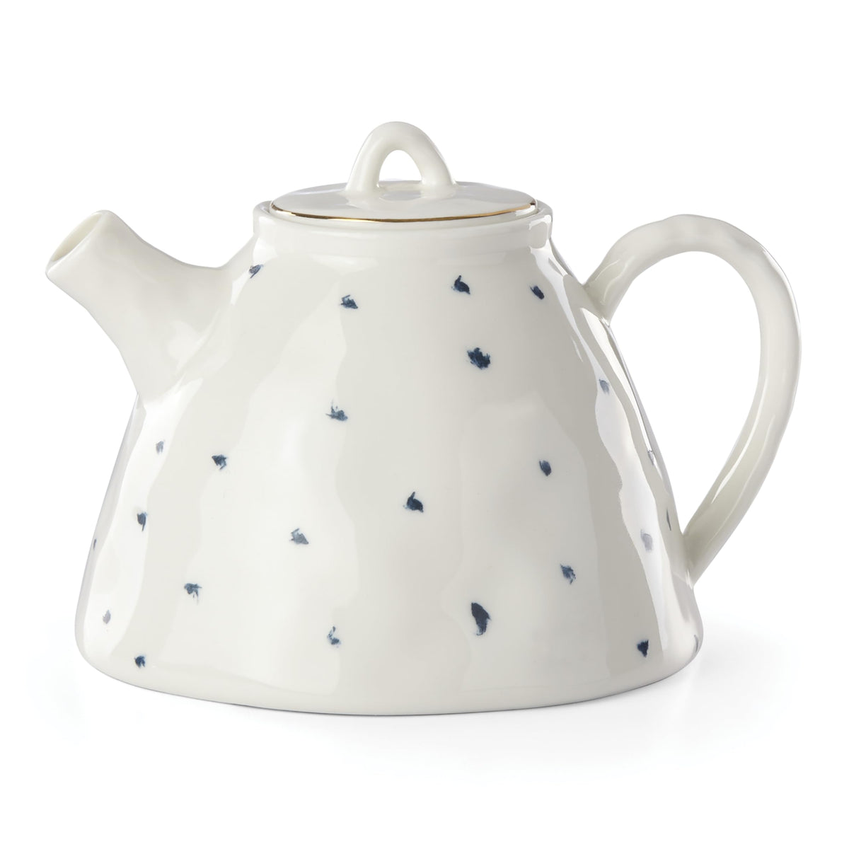 Porcelain Dinnerware Set with Blue Bay Design