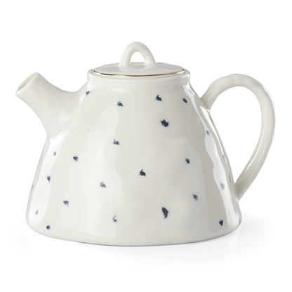 Porcelain Dinnerware Set with Blue Bay Design