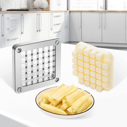 Heavy-Duty Vegetable Chopper with 4 Blade Sizes
