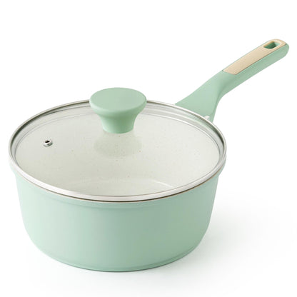 Nonstick Saucepan with Glass Lid