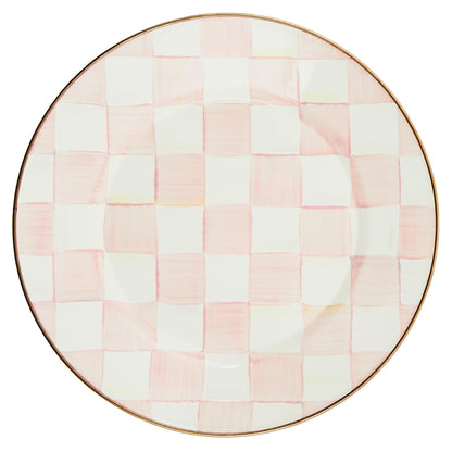 Decorative Enamel Dinner Plate - 10 Inch