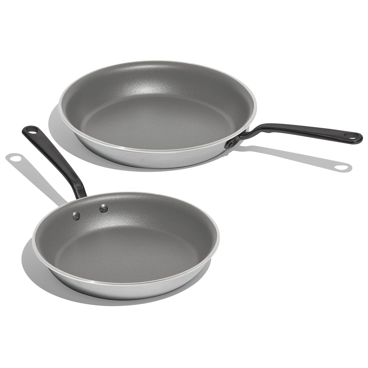 Ceramic Nonstick Frying Pan with Steel Handle