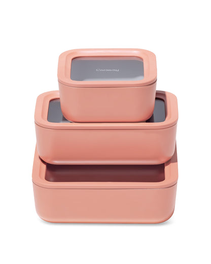 Glass Food Storage Container Set with Lids