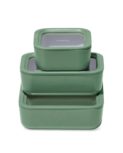 Glass Food Storage Container Set with Lids