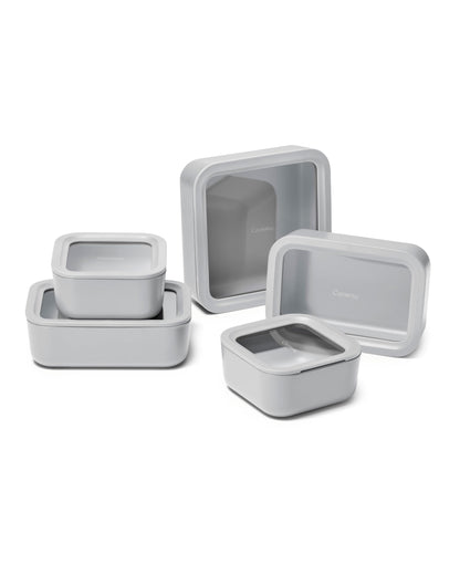 Glass Food Storage Container Set with Lids