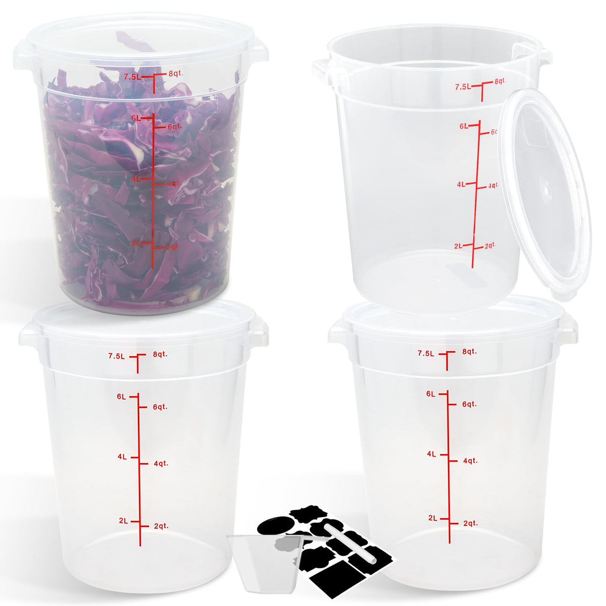 Food Storage Container Set with Lids