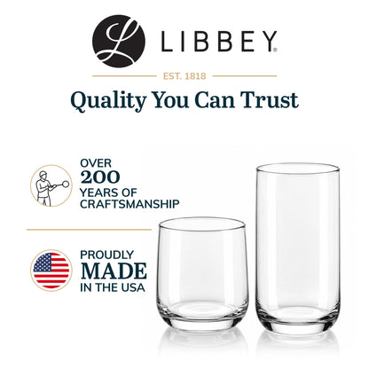 Classic Glass Tumblers for Mixed Drinks