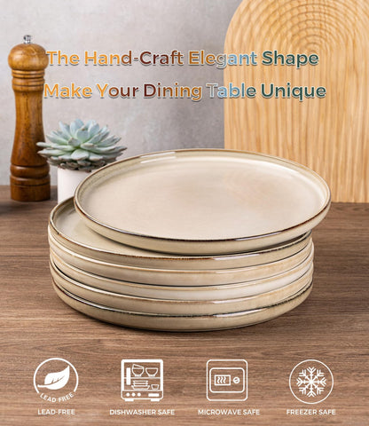 Dinner & Salad Plate Set for Everyday Dining