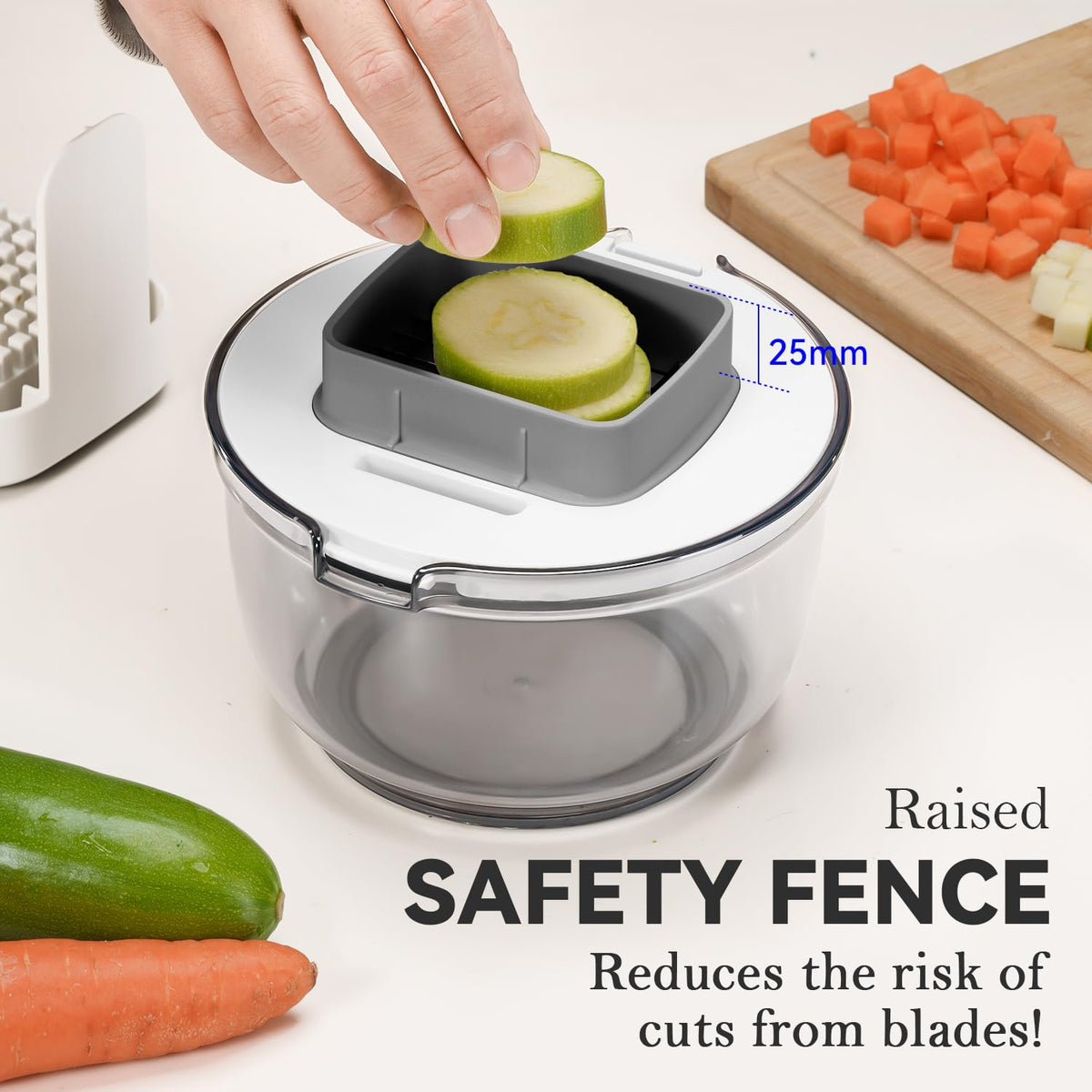 3-Blade Vegetable Chopper & Dicer