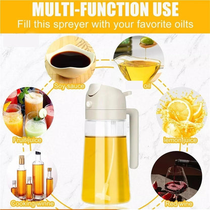 2-in-1 Oil Sprayer & Dispenser Set
