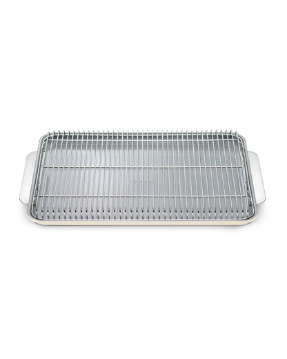 Caraway Non-Stick Ceramic Baking Sheet and Cooling Rack